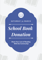 blue-and-white-school-book-donation-poster