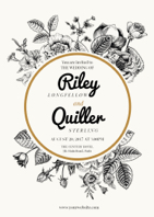 creative wedding invitation