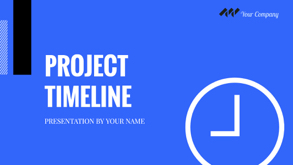 modern project timeline presentation