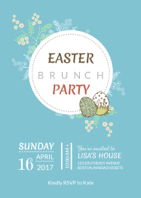 lovely easter invitation