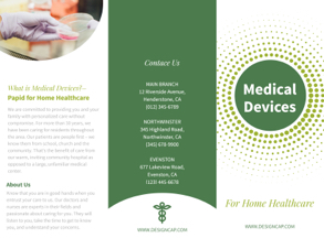 medicine and biology brochure