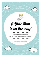 cute baby shower invitation