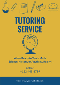 yellow-tellurion-tutoring-flyer