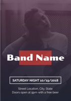 girl-photo-music-band-poster