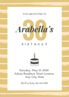 30th birthday invitation