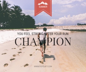 running post