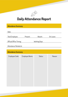 daily attendance report