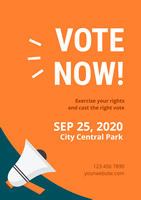 orange-election-propaganda-poster