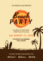 sun-and-coconut-tree-summer-beach-party-poster