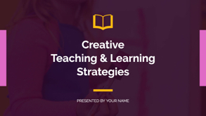 teaching and learning presentation