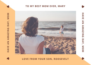 modern mothers day card