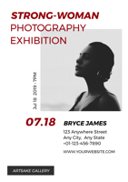simple-women-photography-exhibition-poster