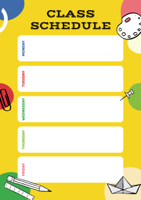 kindergarten class schedule