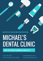 blue-dental-clinic-poster