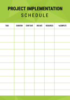 project-implementation-schedule