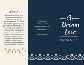 love wedding brochure
