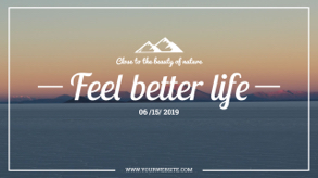 feel better life