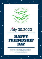 white-and-blue-starry-friendship-day-poster