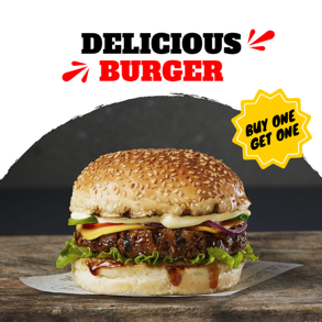 buy one get one hamburger