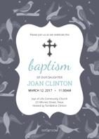 graceful baptism invitation