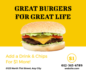 burgers promotion