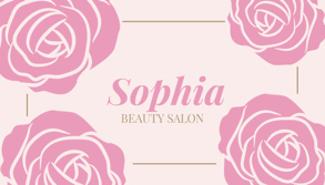 salon business card
