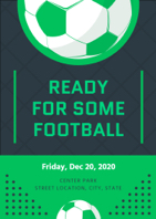 football party invitation