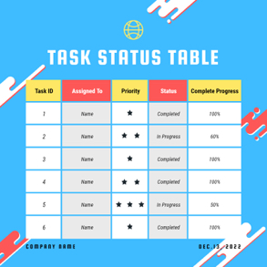 task-status-table