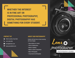camera benefit brochure