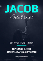 blue-solo-concert-poster