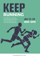green-keep-running-poster