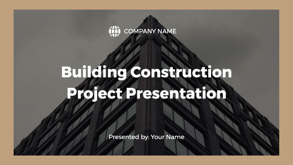 building construction presentation