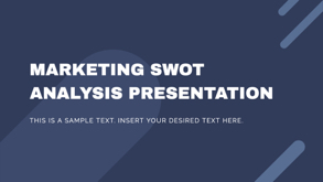 swot analysis presentation