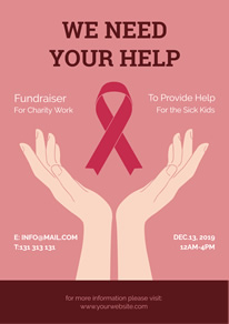 pink-sick-kids-fundraising-flyer