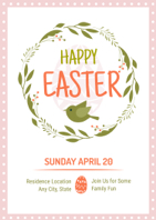 happy easter invitation