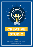 bulb-image-graphic-design-studio-poster