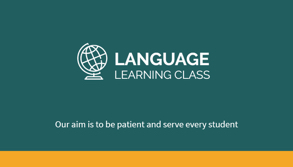 learn language business card