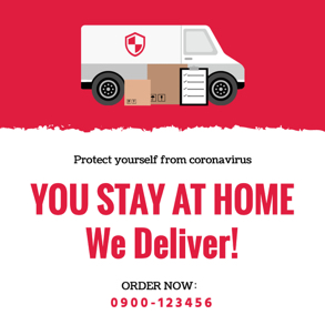 delivery service instagram post