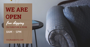 comfortable furniture facebook ad