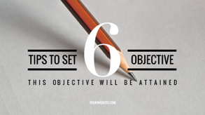 set objective