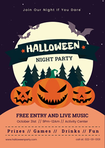 grin-pumpkin-halloween-night-party-flyer