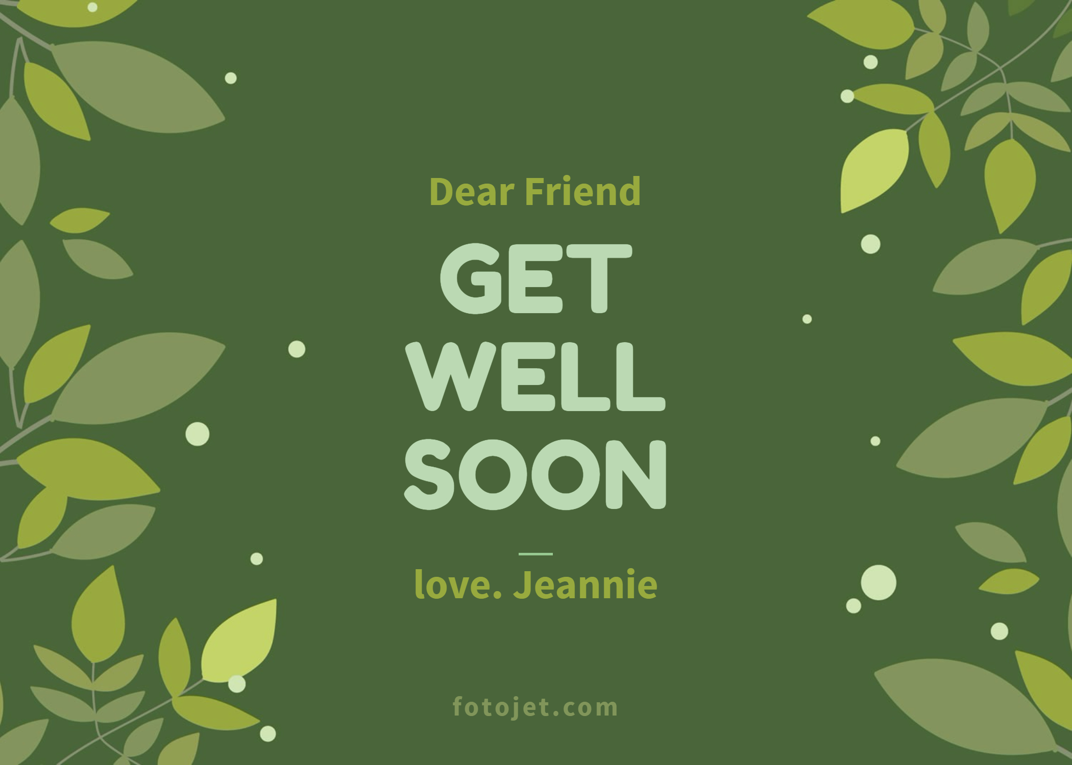 simple get well soon