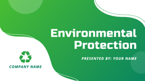 environmental protection presentation