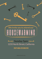 simple housewarming invitation