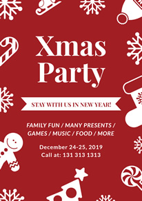 decoration-christmas-party-flyer