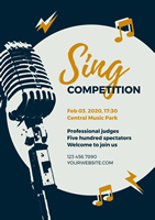 microphone-singing-competition-poster