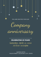 company anniversary invitation