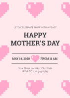 pink mothers day celebration