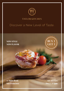 mouthwatering-meal-restaurant-flyer