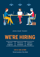 office-worker-hiring-poster